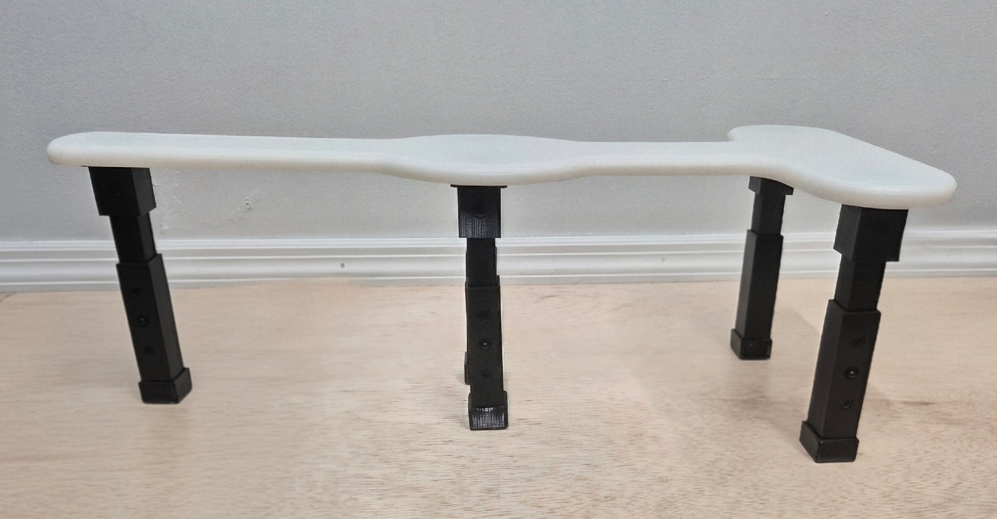 GroomRest White HDPE Support Stool